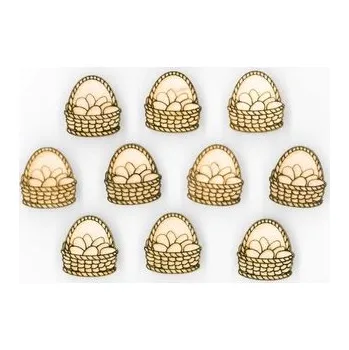 Naklejki drewniane koszyczki