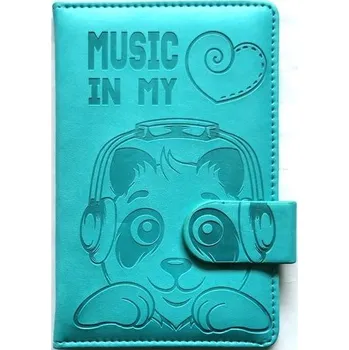 Set školních potřeb Notatnik dziecięcy A6/64K gładki TW Piesek