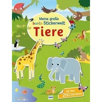 První čtění Meine große bunte Stickerwelt - Tiere - Eisendle, Carmen