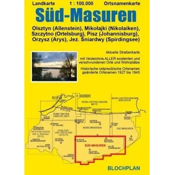 Landkarte Süd-Masuren - Bloch, Dirk