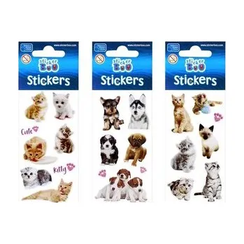 Set školních potřeb Naklejki STICKER BOO Cuties mix