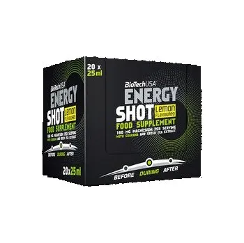 Fitness strava BioTech Energy Shot lemon 20 x 25 ml