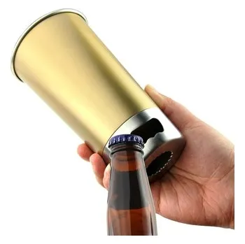 ASOBU nerezový trendy nápojový kelímek s otvírákem 550ml