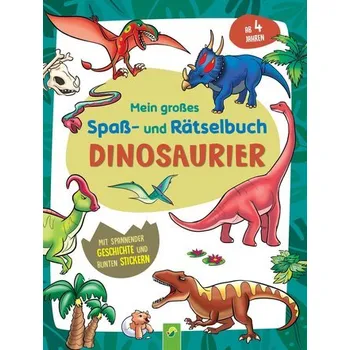 První čtění Mein großes Spaß- und Rätselbuch Dinosaurier - Durinic, Alina