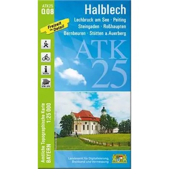 ATK25-Q08 Halblech (Amtliche Topographische Karte 1:25000) - Landesamt für Denkmalpflege Hessen