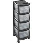 REGÁL SE 3 ZÁSUVKAMI, 29X38X60,5 CM