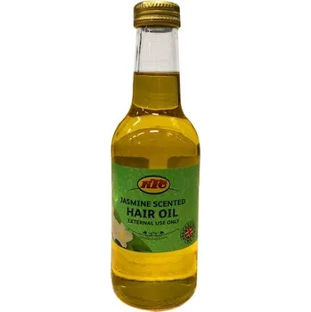Rostlinný olej KTC Jasmínový Vlasový Olej (KTC Jasmine Scented Hair Oil) 250ML (ZBOZI S PROSLOU TRVANLIVOSTI 12-2023)