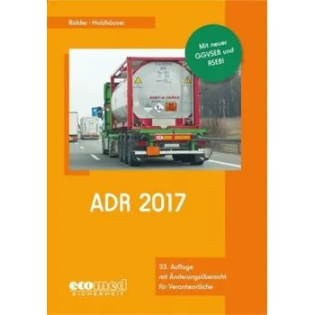 ADR 2017 - Ridder, Klaus [DE] (2017, Brožovaná, Ecomed-Storck)