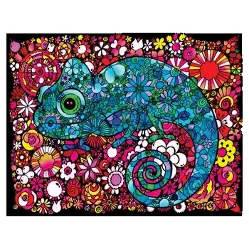RC model ostatní Colorvelvet Sametový obrázek Chameleón 47x35cm