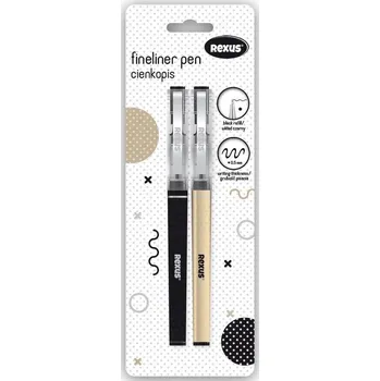 Set školních potřeb Cienkopis czarny 2szt