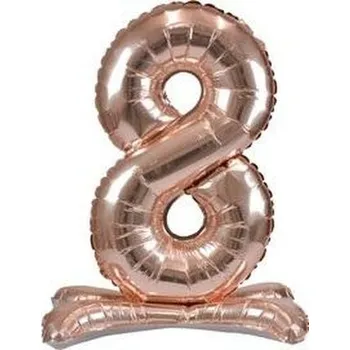 Balónek Balon foliowy stojący różowe złoto 8 90cm