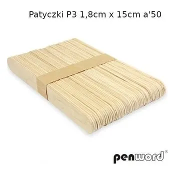 Set školních potřeb Patyczki naturalne 1,8x15cm 50szt