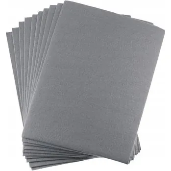 Set školních potřeb Filc A4 szary 2mm 10szt