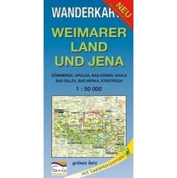 Wanderkarte Weimarer Land und Jena - Gebhardt, Lutz