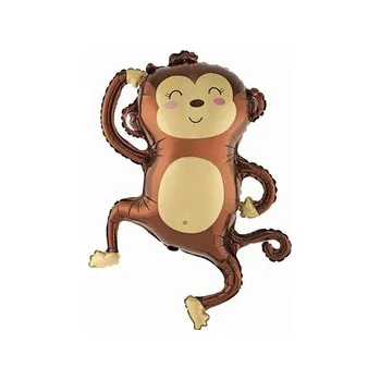 Foliový balonek - roztomilá opice 61x78 cm