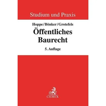Učebnice Öffentliches Baurecht - Hoppe, Werner