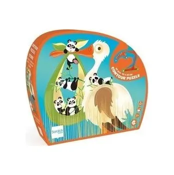 Puzzle Puzzle 24 konturowe Bocian