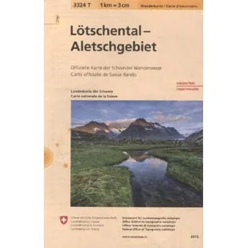 Landeskarte der Schweiz Lötschental, Aletschgebiet