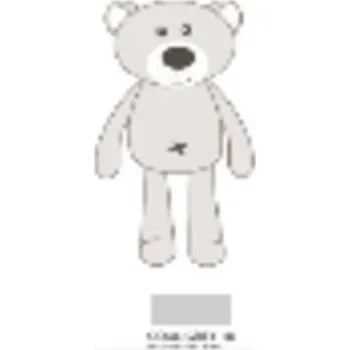 plyšák Miś Tulimy jasnoszary 19cm