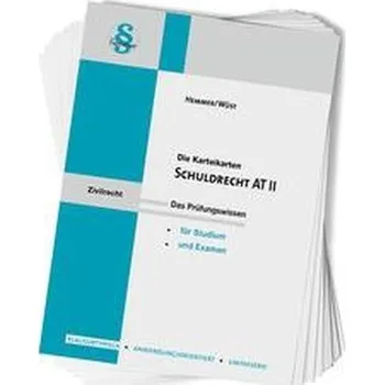 Karteikarten Schuldrecht AT II - Hemmer, Karl-Edmund