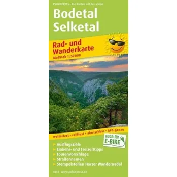 PUBLICPRESS Rad- und Wanderkarte Bodetal - Selketal