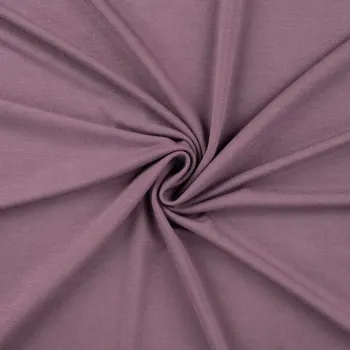 Bambusový úplet Tmavá fialová (E) (Měkké a hebké bambusové úplety)