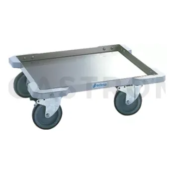 Plošinový vozík Vozík na přemísťování košů 587x587x200 mm | ASBER, BC-55