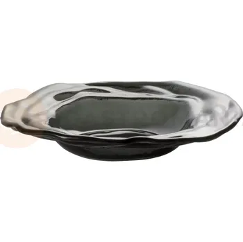 Servírovací stolek Miska Stump grafit 24 cm | BDK, 291144