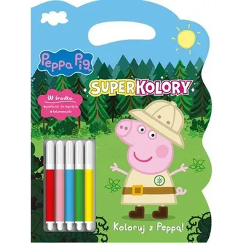 První čtění Koloruj z Peppą! Świnka Peppa. SuperKolory - praca zbiorowa