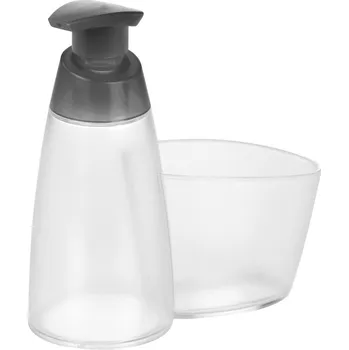 TESCOMA Dávkovač saponátu CLEAN KIT 350 ml, s místem pro houbičku