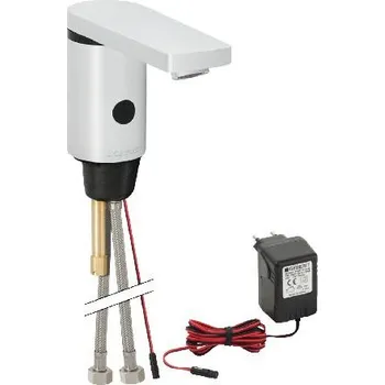 Vodovodní baterie Geberit Public - Elektronická umyvadlová baterie, se směšovačem, napájení ze sítě, pochromovaná lesklá 116.146.21.1