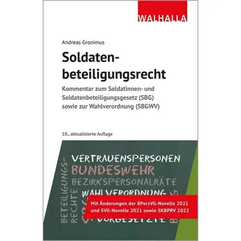 Soldatenbeteiligungsrecht - Gronimus, Andreas [DE] (2023, Firma, Walhalla und Praetoria)