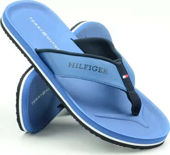 Pánské žabky Pánské žabky Tommy Hilfiger FM0FM05029C2Y Antique blue Velikost: 41