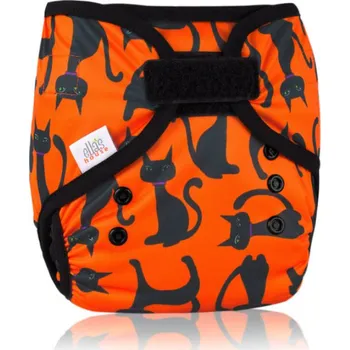 Plenkové kalhoty Ella´s House Bum wrap Black cats Velikost: L (6-15 kg)