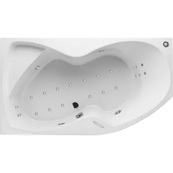 Vana Santech plus Santech masážní vana FONTÁNA Fitnes 300, 170 x 95 cm, automatický dohřev vody a chromoterapie zdarma Varianta: Levá