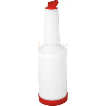 Trekingová hůl Láhev 1 litr, bílá | GASTRO-TIP, 7550419