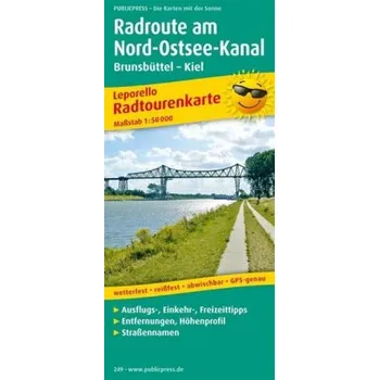 PublicPress Radwanderkarte Radroute am Nord-Ostsee-Kanal