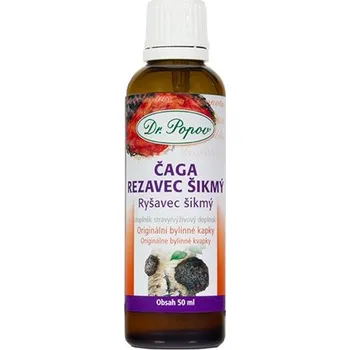 Přírodní produkt Dr. Popov Čaga Rezavec šikmý 174 mg 50 ml