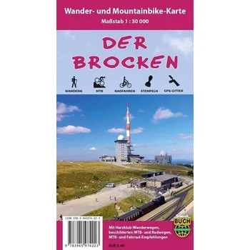 Der Brocken 1 : 30 000 - Spachmüller, Bernhard