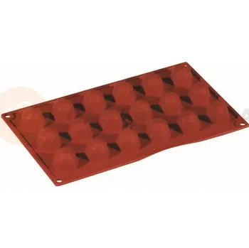 Kuchyňská sůl Silikonová forma Formaflex na monoporce - 300x175 mm, 18 ks x 35x23 mm, 13 ml - FR033 | PAVONI, Diamante Piccolo