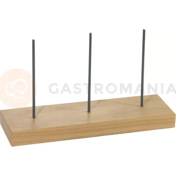 Barová židle Bodec na lístky na dřevěným podstavci 195x60x110 mm | CONTACTO, 1041/003