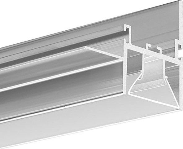LED hliníkový profil KLUŚ FOLED-BOK |neanodizovaný Délka: 1m