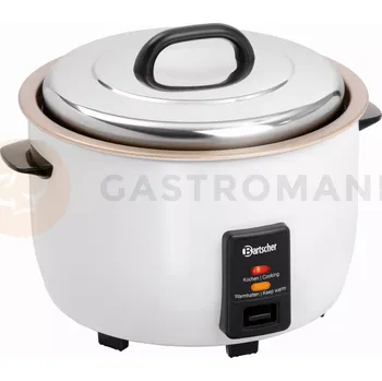 Barová židle Zařízení na přípravu rýže 8 l, bílé, 440x340x360 mm | BARTSCHER, 150533