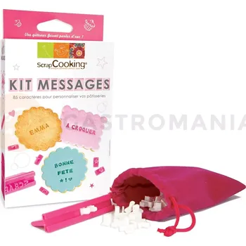 Výroba svíčky Sada na vykrajování nápisů do těst nebo cukrové hmoty - 85 ks. (písmena, čísla a tvary) | SCRAPCOOKING, SC2041