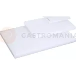 Deska na krájení, protiskluzové nožičky 600x400x40 mm, bílá | CONTACTO, 1520/604