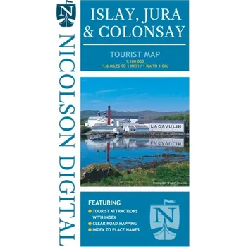 Cestování Nicolson Tourist Map Islay and Jura