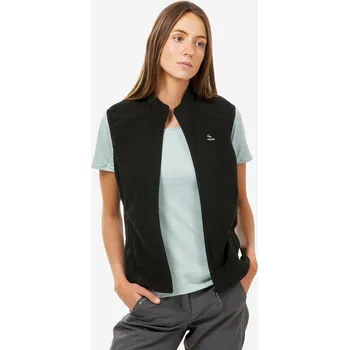 Pánská mikina QUECHUA Dámská turistická fleecová vesta MH 100 XS ČERNÁ