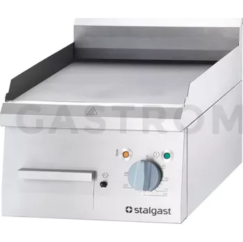Kuchyňský gril Grilovací deska, elektrická 400x700x250 mm, hladká, 4 kW | STALGAST, 9730100
