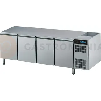Chladící stůl 4dvéřový 570 l, bez pracovní desky, 2190x675x800 mm | RILLING, AKT EK741 1600