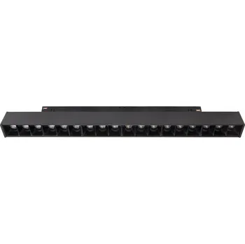 LED lišta Lištové magnetické svítidlo Grid M 17W 930 UGR19 48V černé